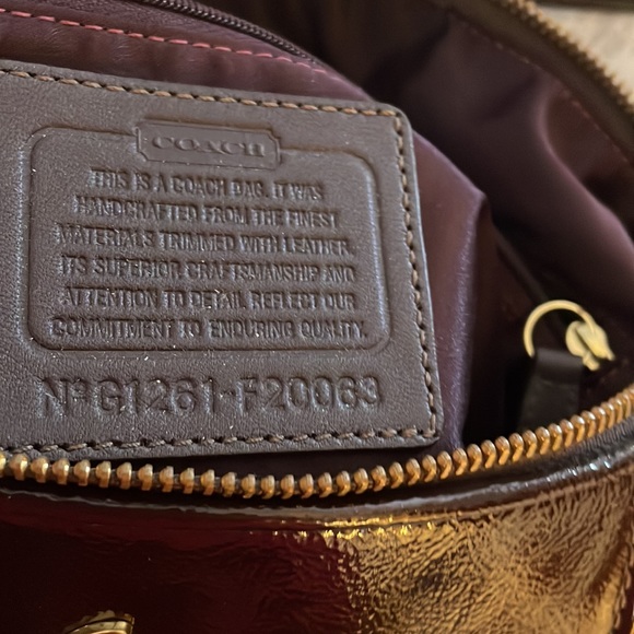 Coach Ashley scarf print hobo convertible purse - Picture 8 of 9